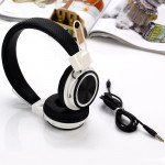 Wholesale Perfect Sound Stereo Headphone with Mic (Black White)